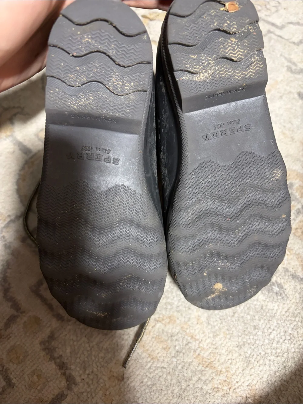 Sperry Kids Black Faux-Fur Lined Rain & Snow Boots
